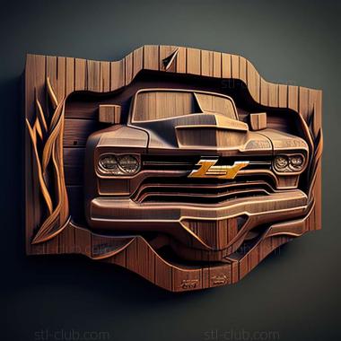 3D мадэль Chevrolet Silverado (STL)